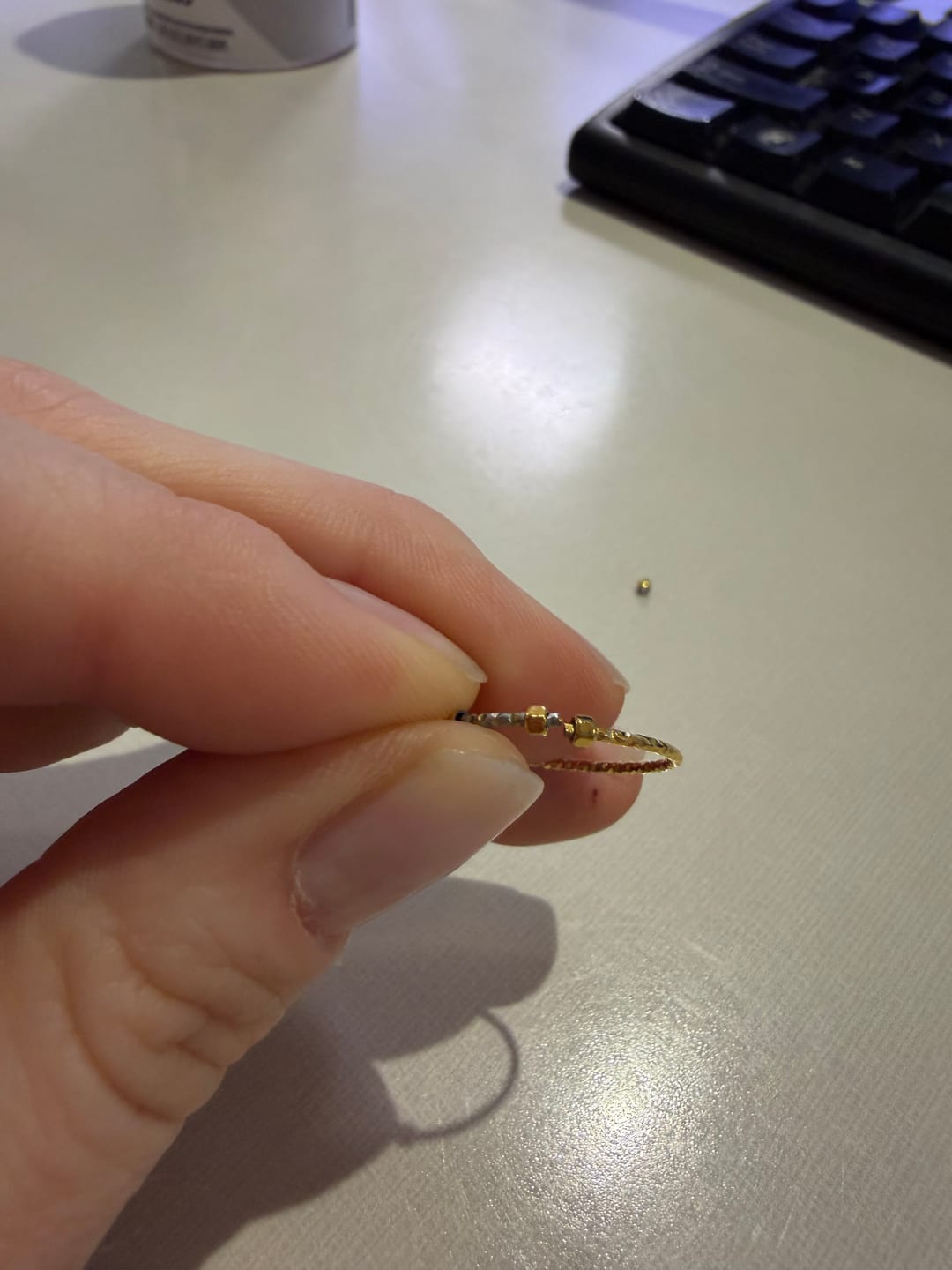 Customer photo review of Alison Fidget Ring