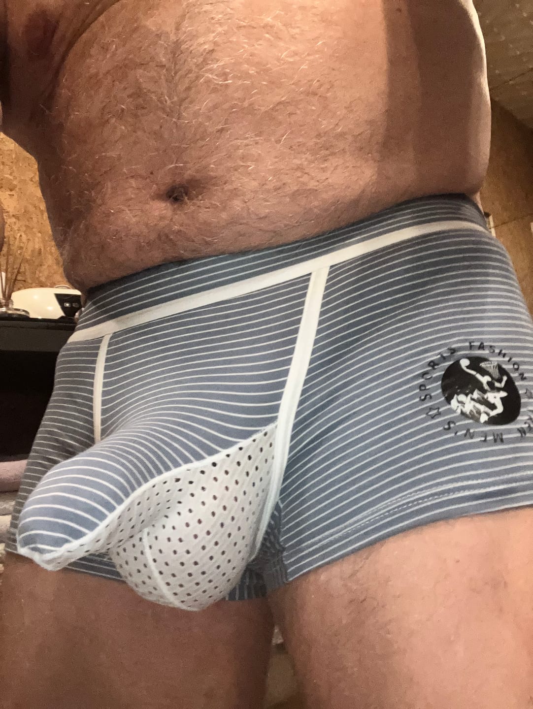 Customer photo review of 2 Pack Men’s Separate Support Pouch Cotton Trunks