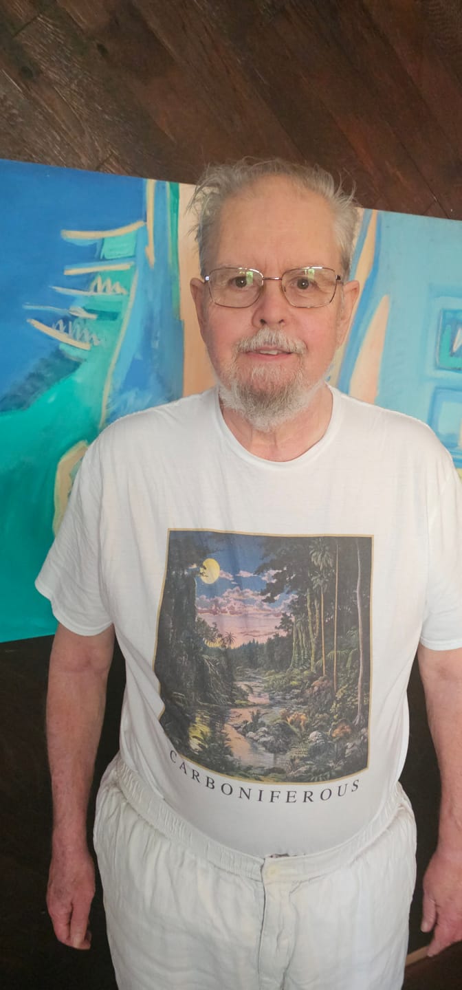 Customer photo review of Carboniferous Landscape Graphic T-Shirt