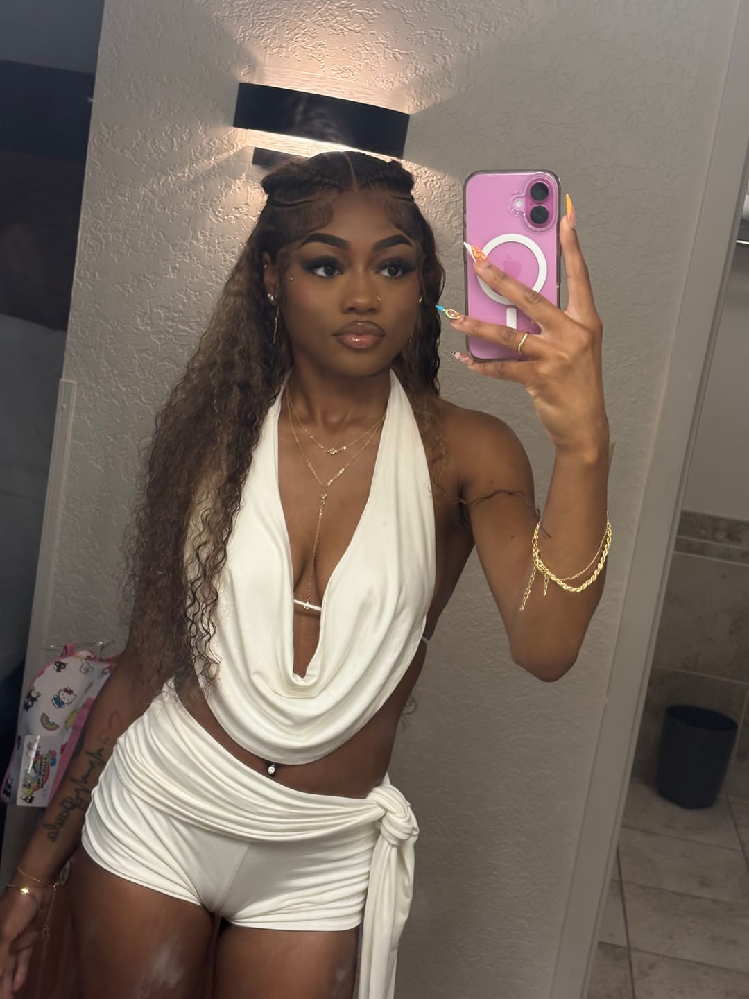 Customer photo review of Alina Top — Off-White