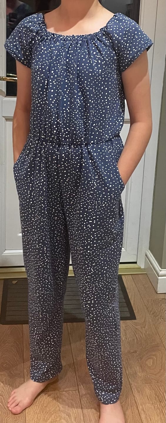 Customer photo review of Printed Cotton Jersey Fabric