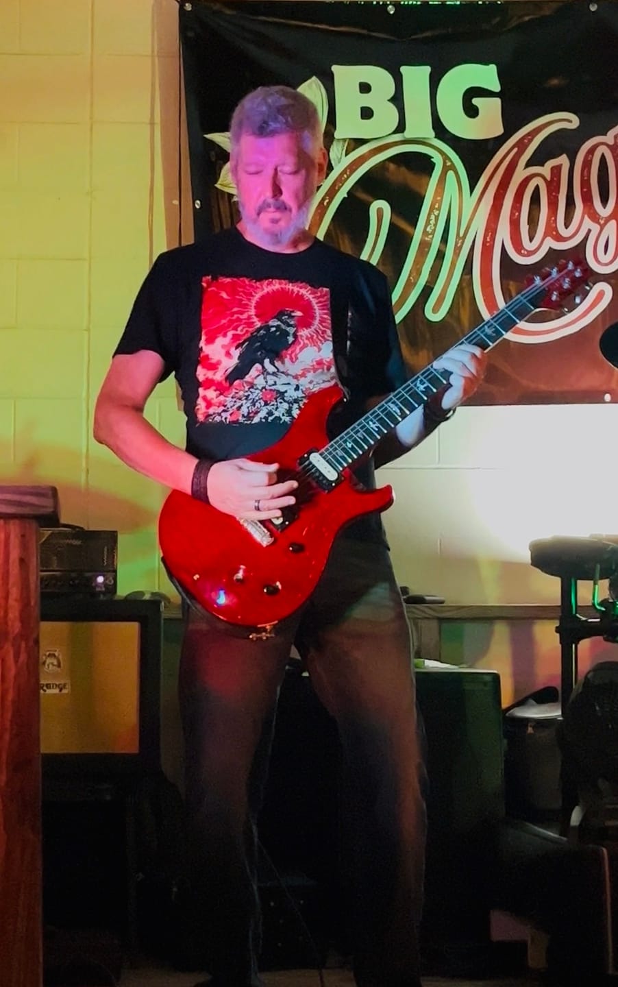 Customer photo review of The Crow and the Skull T-Shirt