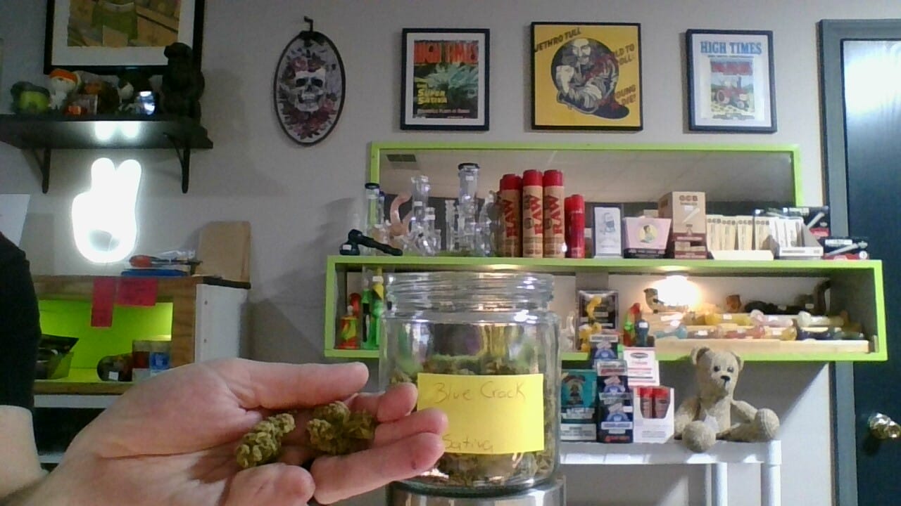 Customer photo review of Blue Crack THCA Flower