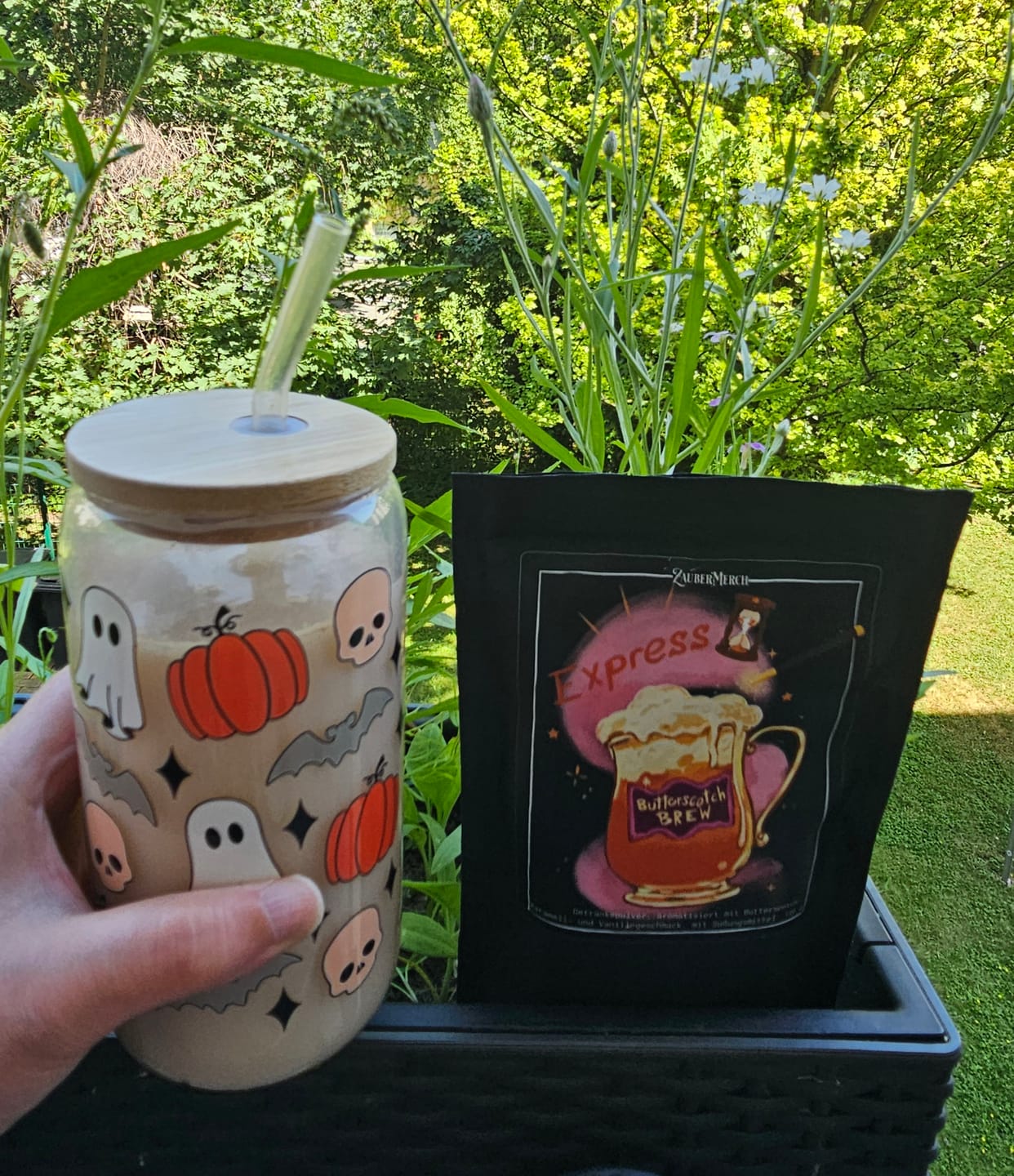 Customer photo review of Express Butterscotch Brew – Getränkepulver Karamell Vanille Geschmack