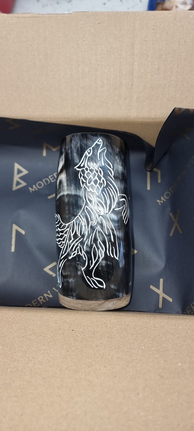 Customer photo review of Howling Fenrir Wolf Mug (500mL) (Preorder)