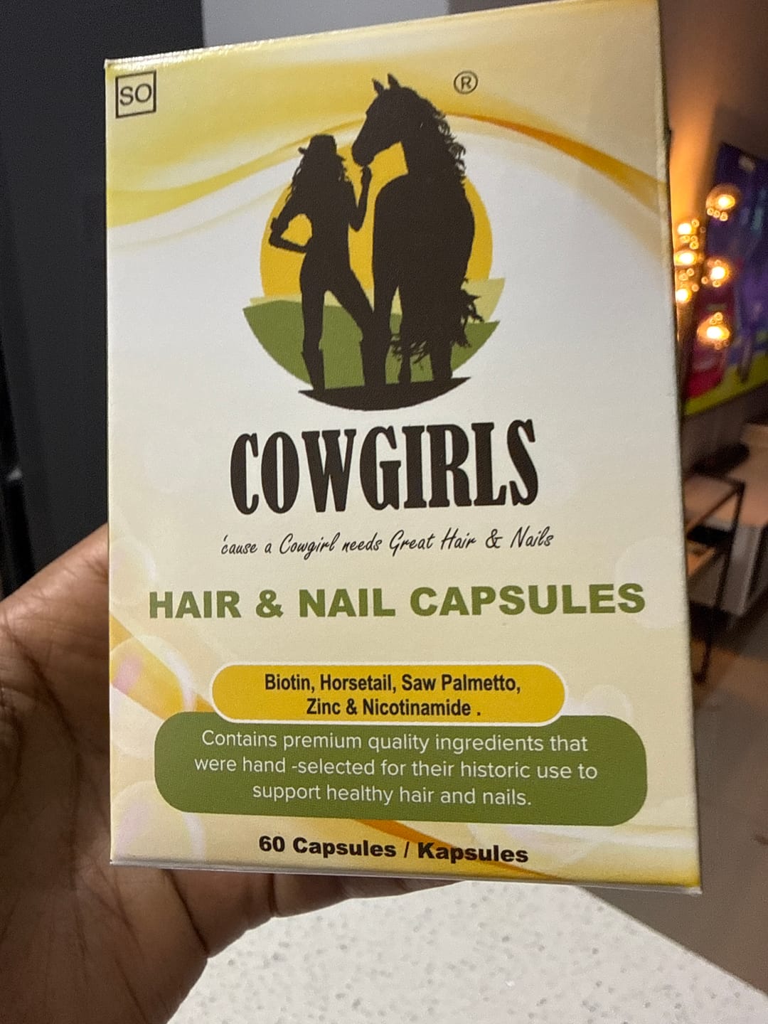 Customer photo review of Hair & Nail Capsules