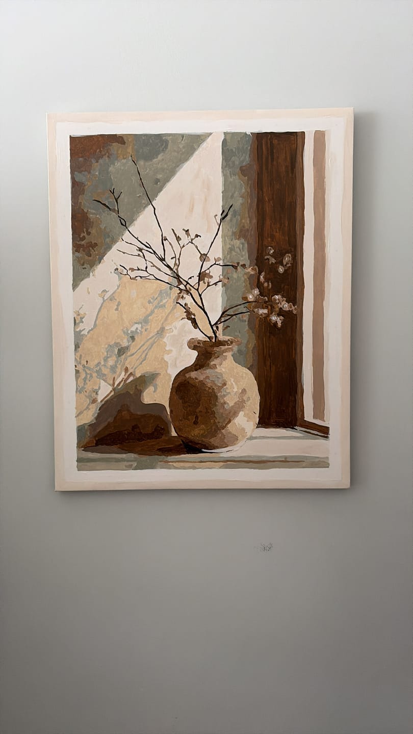 Customer photo review of Clay & Light | Paint by Number