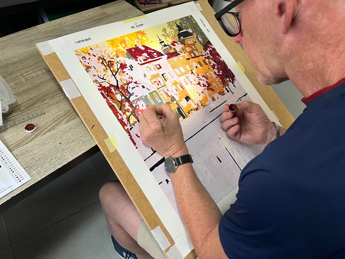 Customer photo review of Prague | Paint by Number