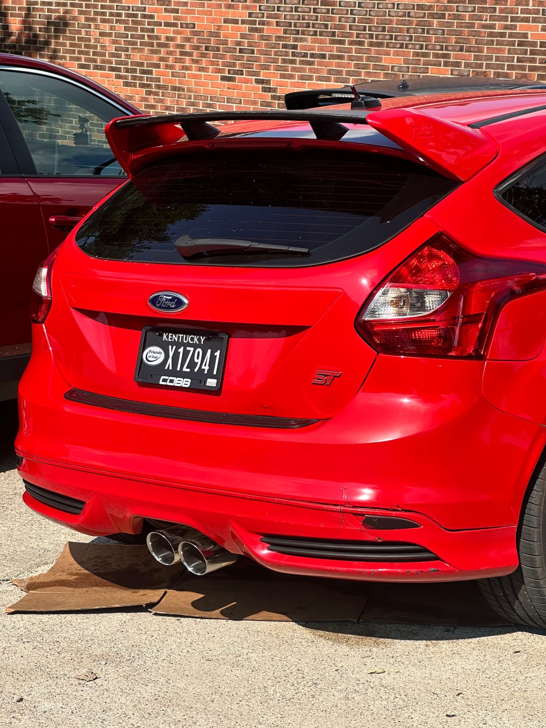 Customer photo review of COBB Ford Focus ST SS 3in Catback Exhaust 591100