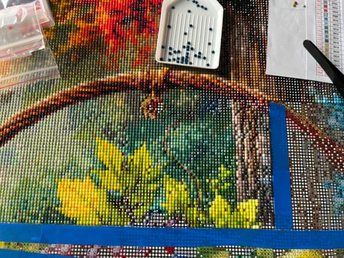 Customer photo review of 5D Diamond Painting – Harvest of Colors
