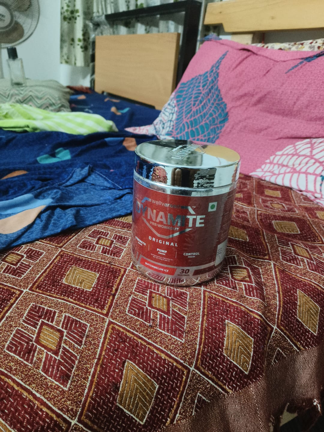 Customer photo review of Dynamite Pre-Workout (420g, 30 Servings) | Watermelon Ice