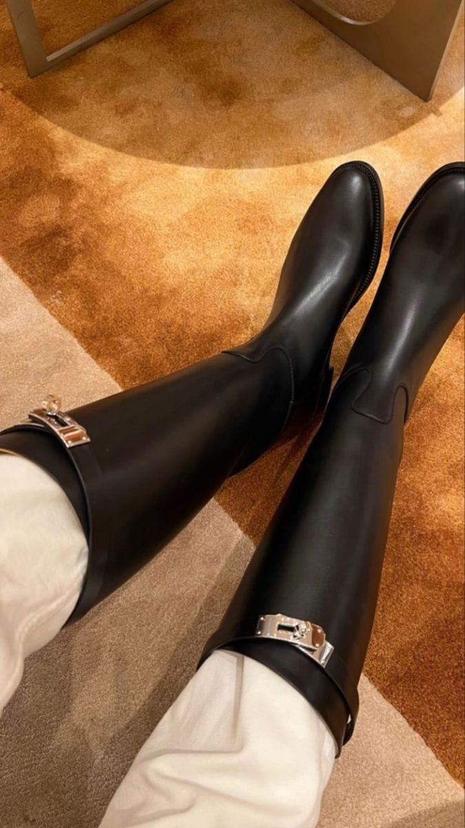 Customer photo review of Saint Remy  Leather Boots