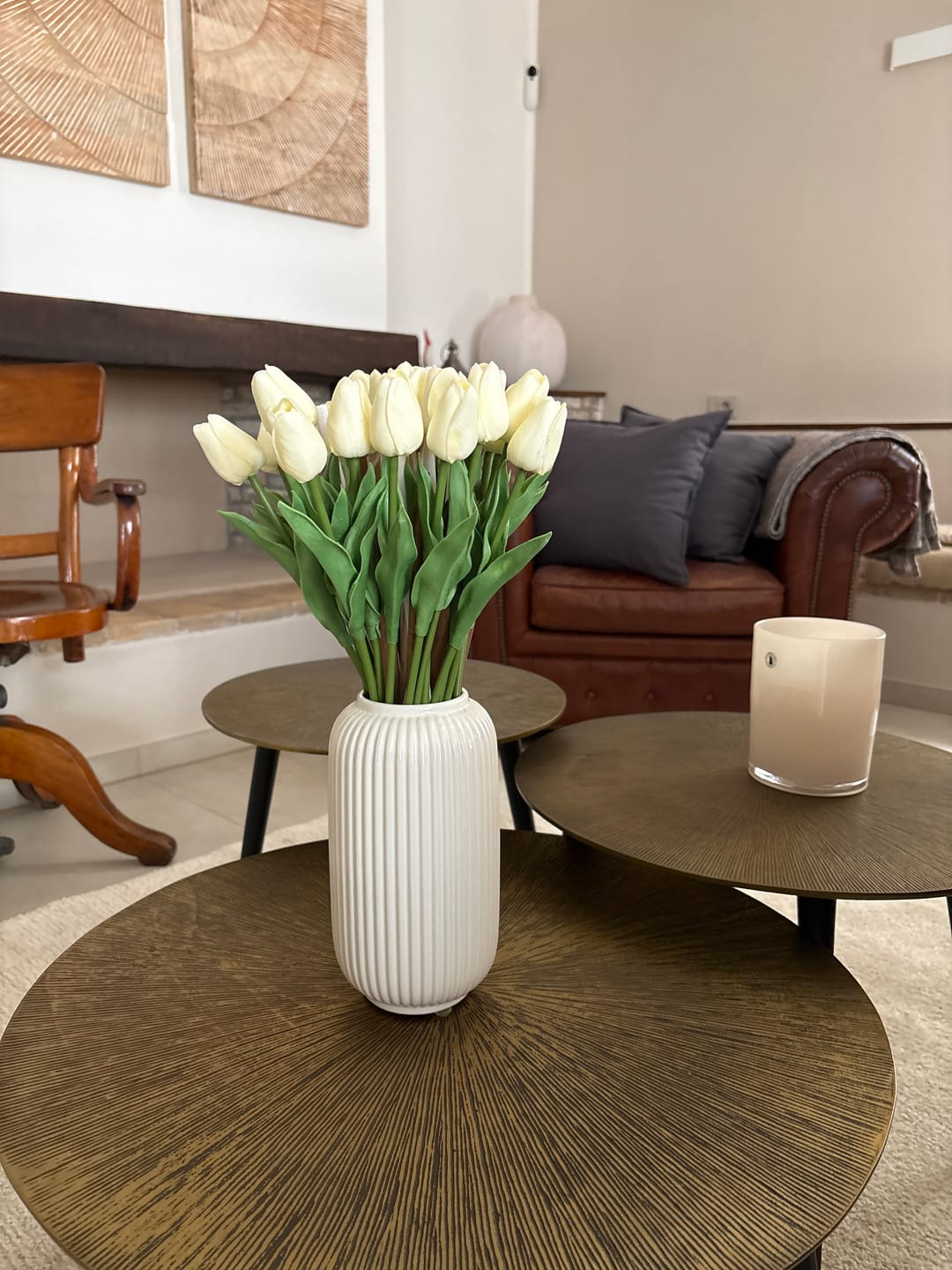 Customer photo review of Tulpen Boeket - Wit (25 stengels)