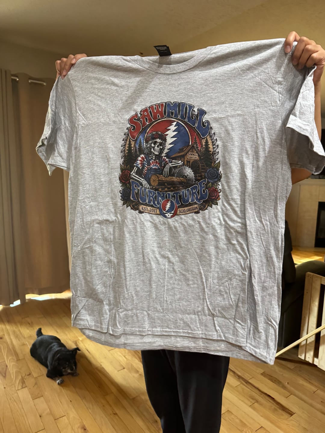 Customer photo review of Custom t-shirts