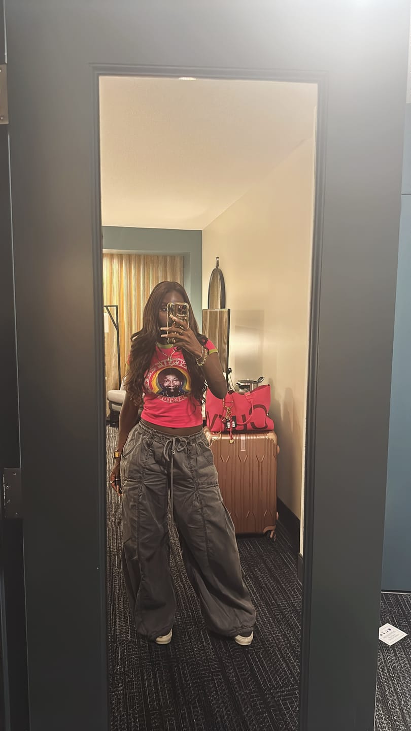 Customer photo review of STRIPT 4 PREZ RINGER TEE