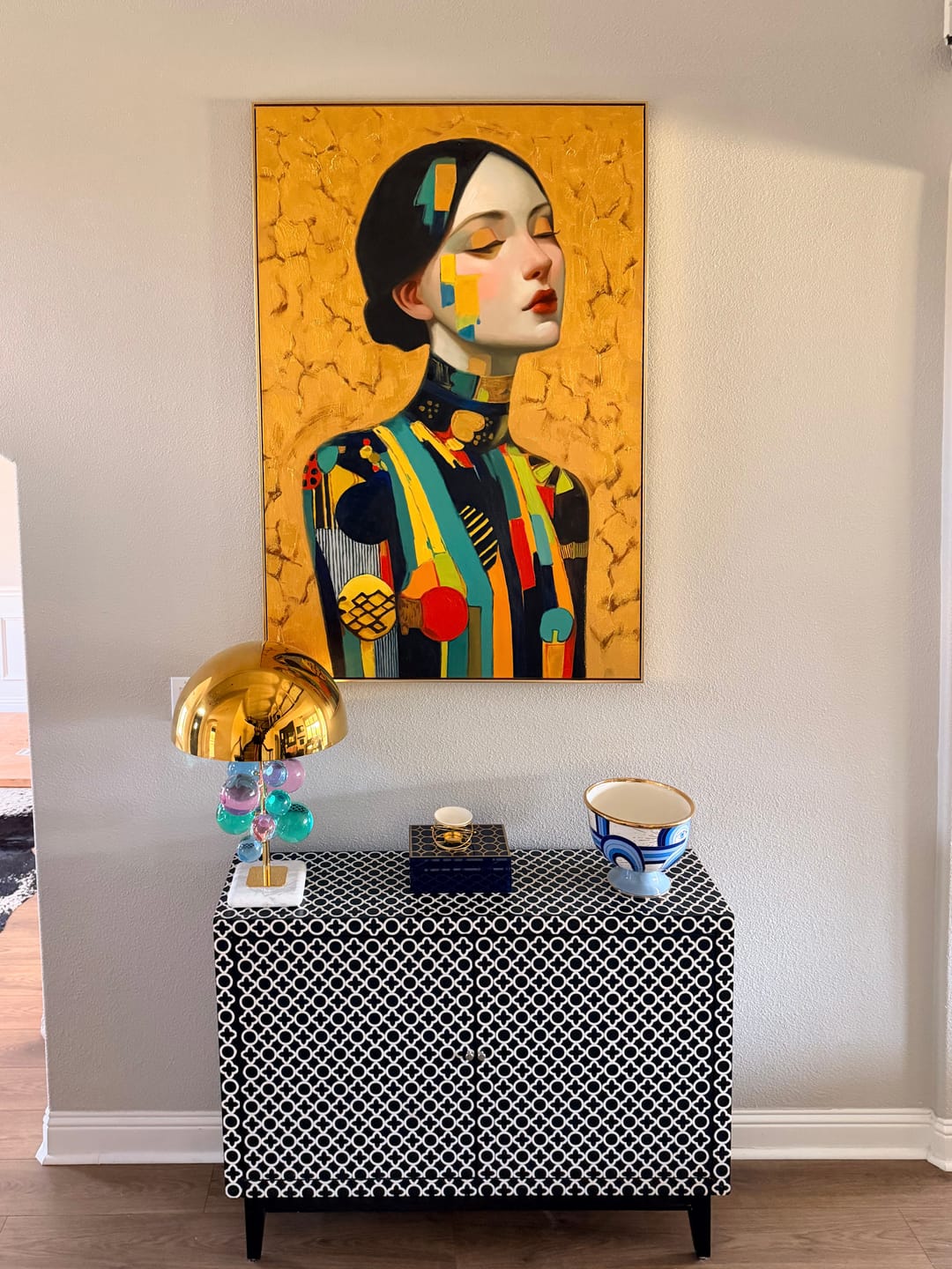 Customer photo review of Colorful Painting #CA402
