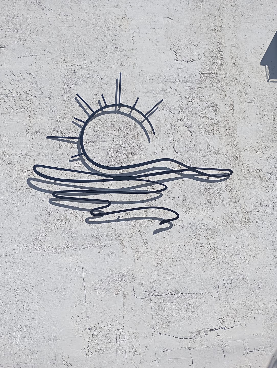 Customer photo review of Décoration Murale en Métal - Soleil (SUN.03)