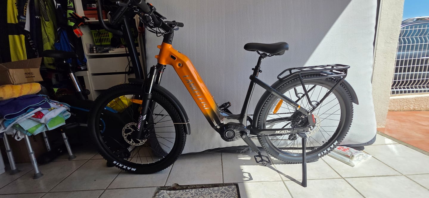 Customer photo review of Lankeleisi MG600 Lite 250W 27.5" Electric Trekking Bike 720Wh SUV E-bike with Switchable Sensor 36V 20Ah Battery