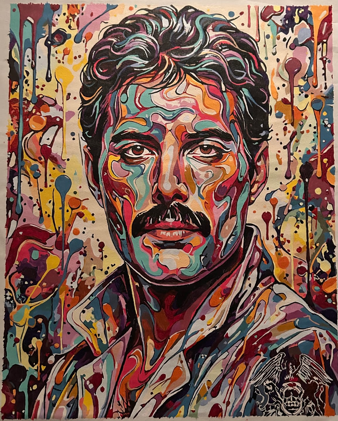 Customer photo review of Custom Paint By Numbers Kit