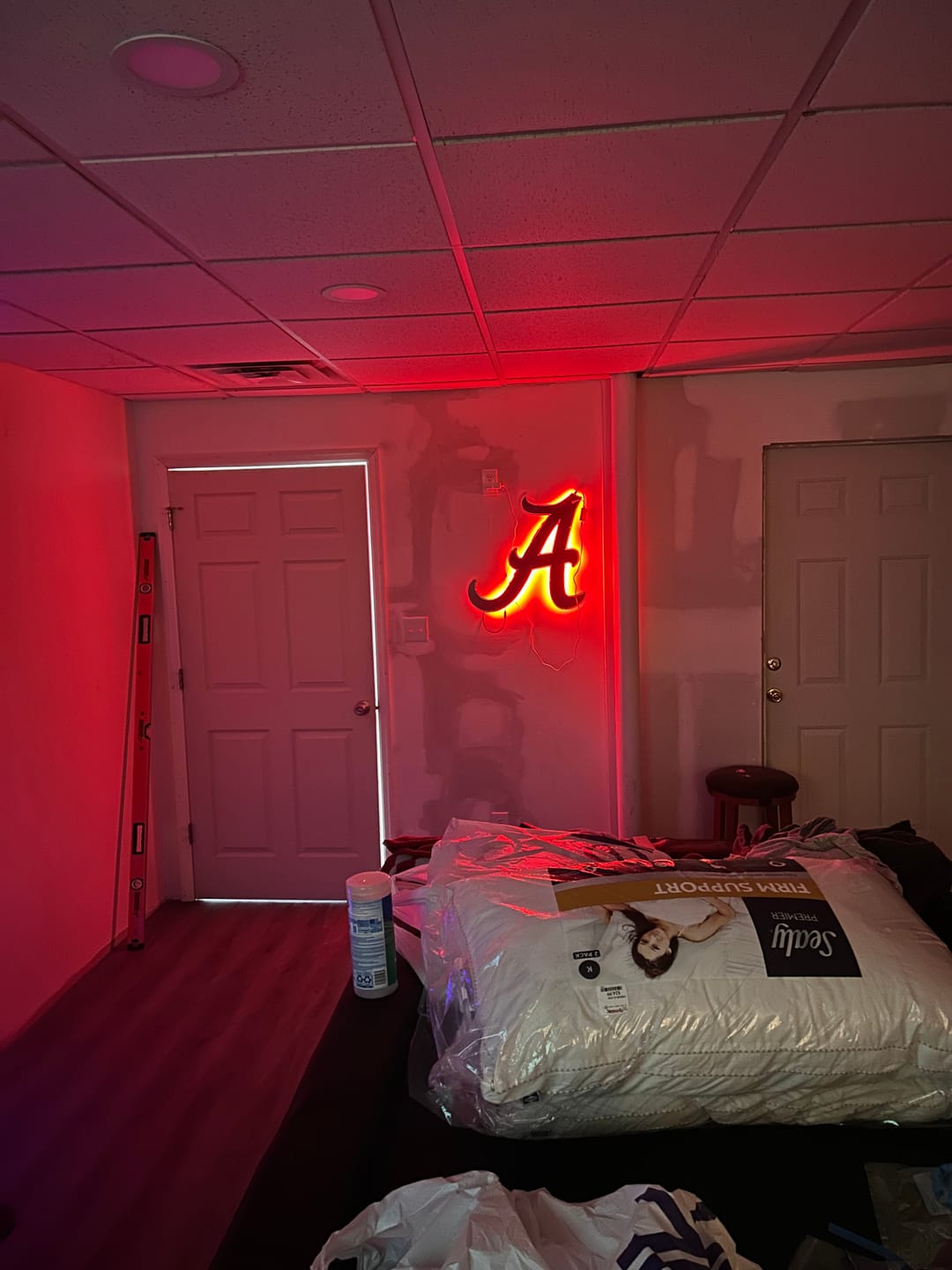 Customer photo review of Alabama "A" 3D Vintage Metal Wall Art