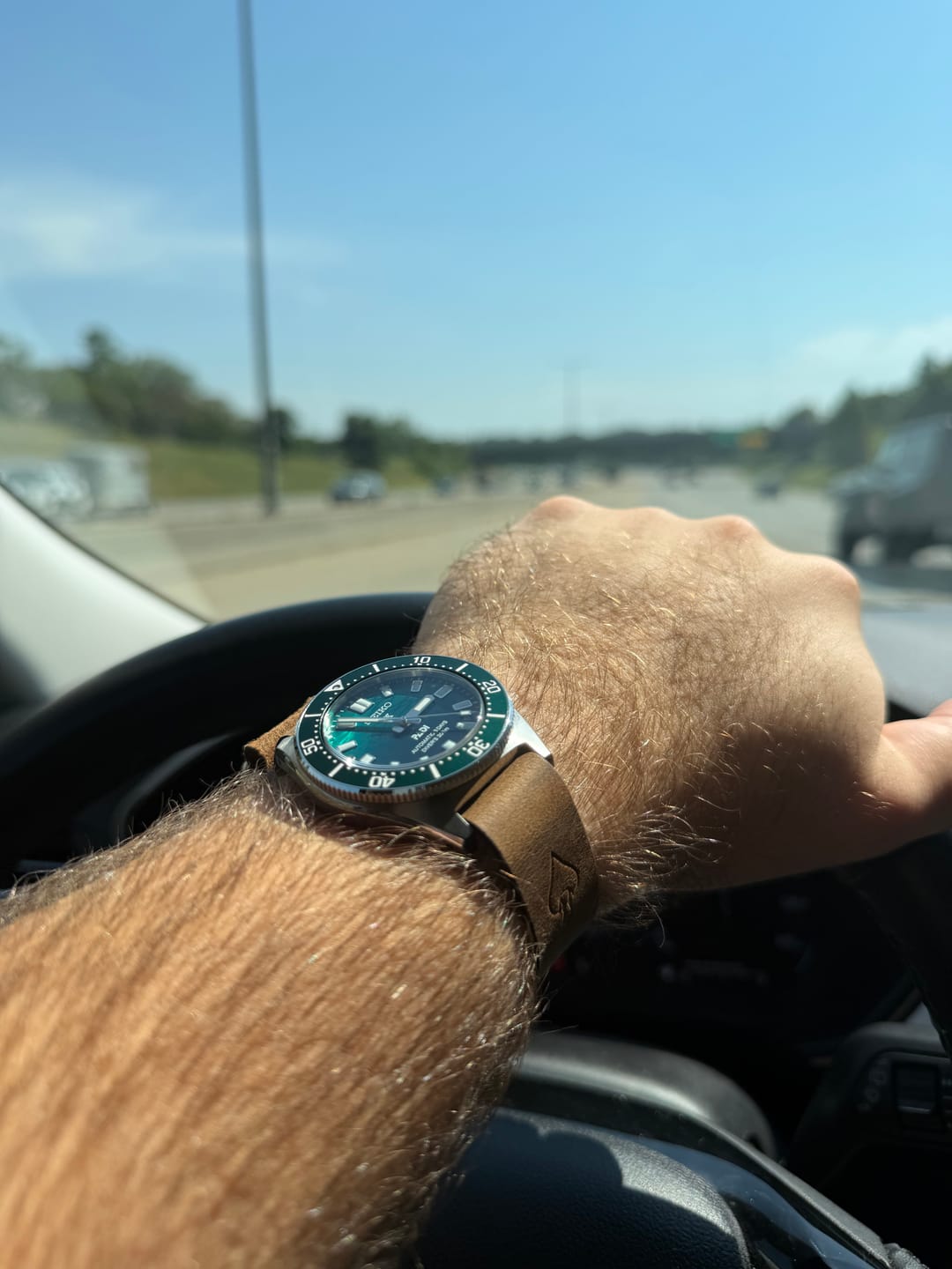 Customer photo review of W.O.E. Leather Single Pass Strap