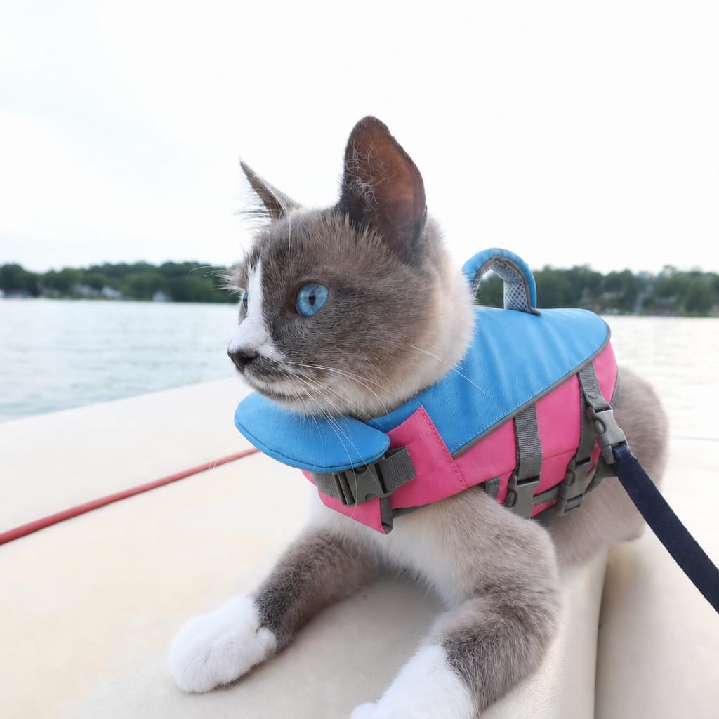 Customer photo review of Pet Life Jacket