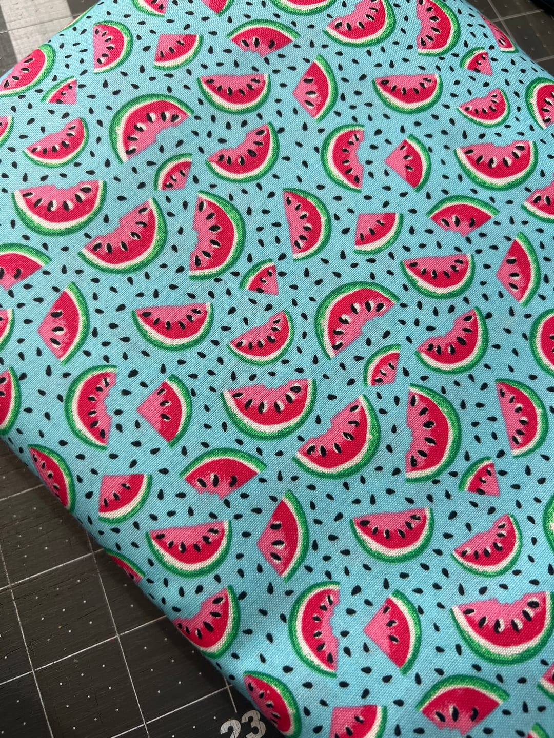 Customer photo review of Watermelon Toss - 100% Cotton 43/44 width - Fabric Traditions