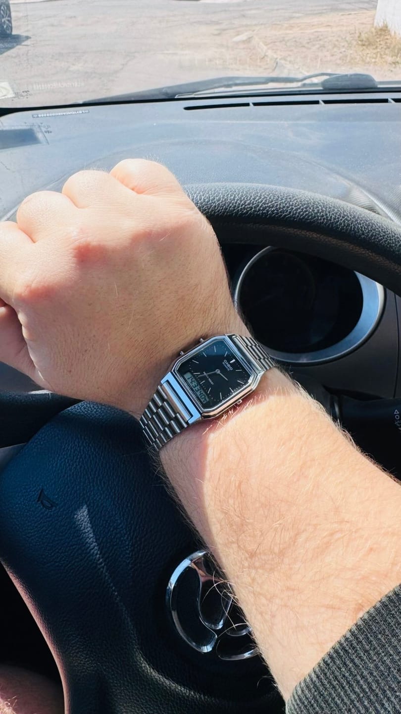 Customer photo review of Reloj Casio Vintage AQ-230A-1DMQ Dial Negro
