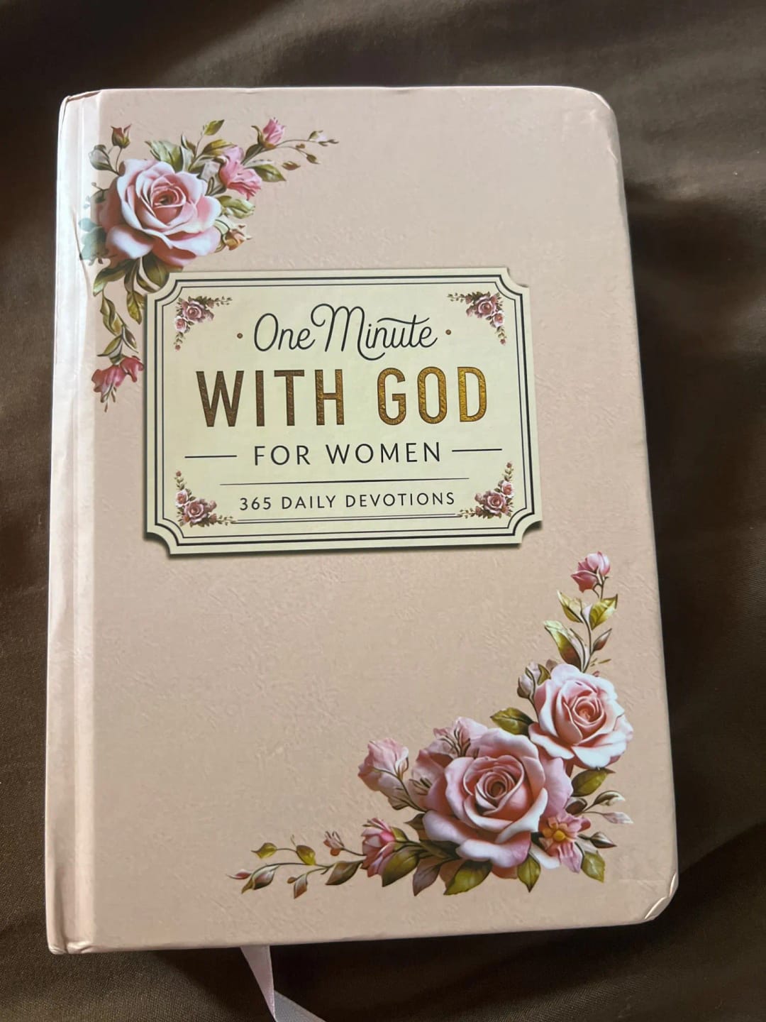 Customer photo review of Ladies Prayer Journal 365 Days Daily Devotional Notebook With Bible Index And Hard Cover For Home Use