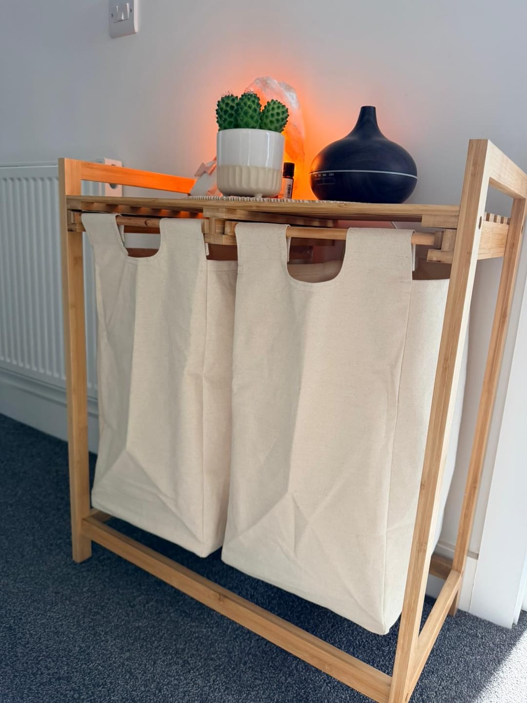 Customer photo review of Natural Duck Cotton Canvas Fabric