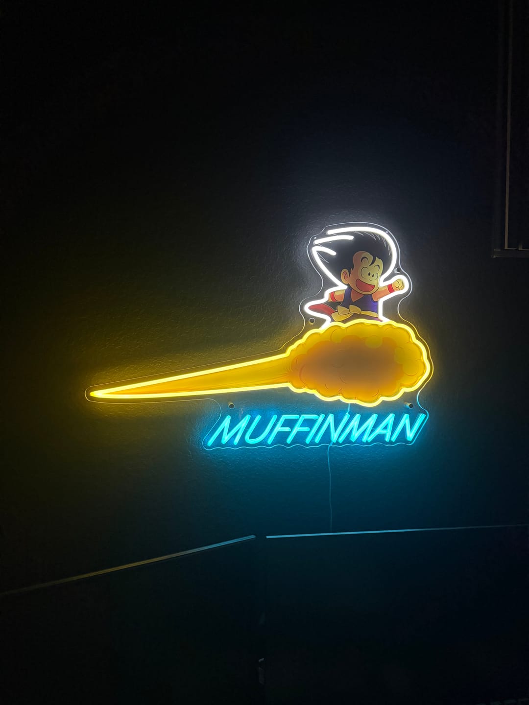 Customer photo review of MUFFINMAN | LED Neon Sign