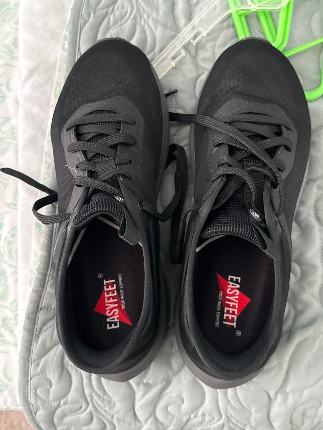 Customer photo review of EASYFEET Black Model - Firm Arch Support Insoles for Plantar Fasciitis Relief (High Arch)