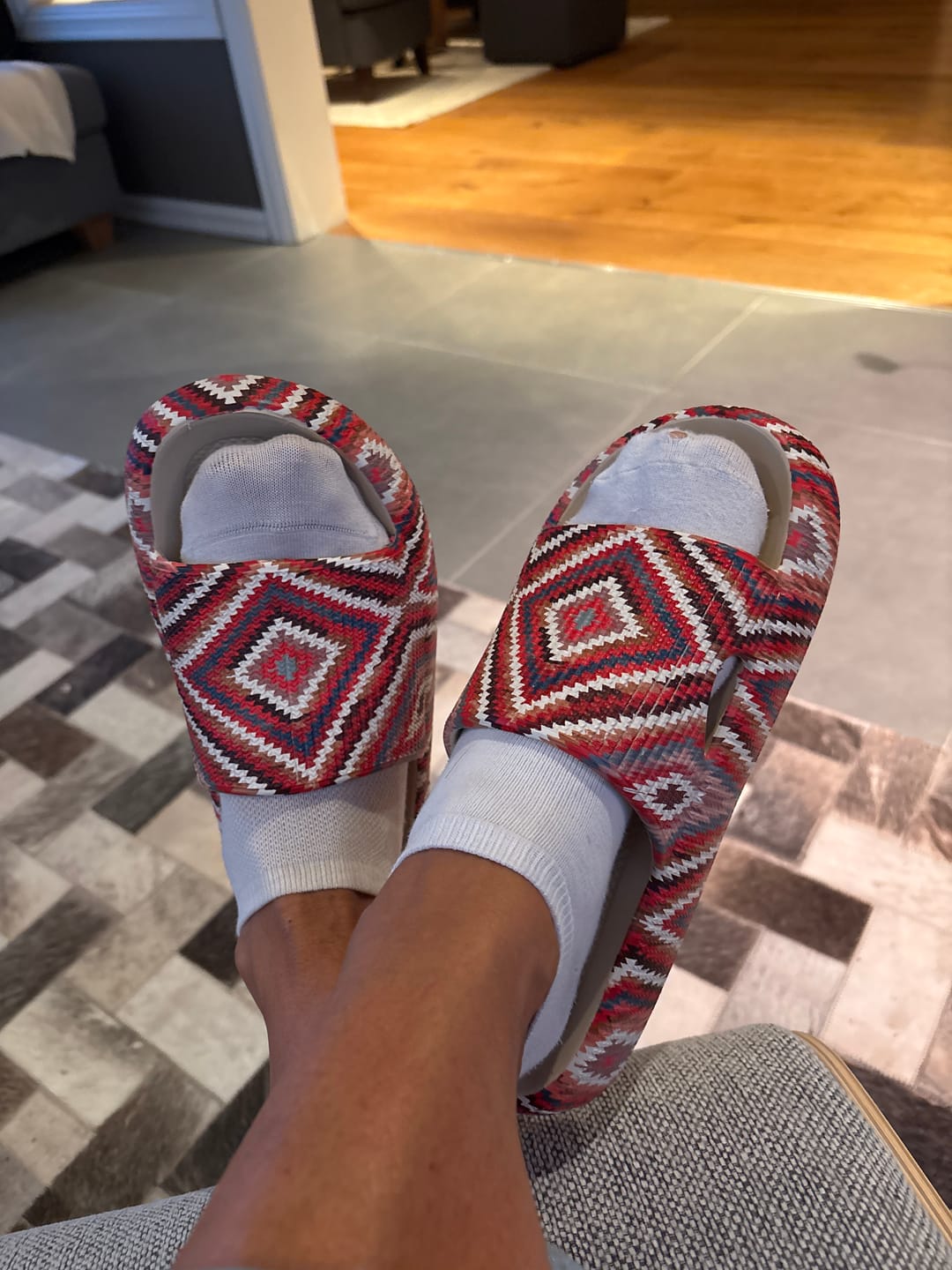 Customer photo review of HappyFlops Bohemian