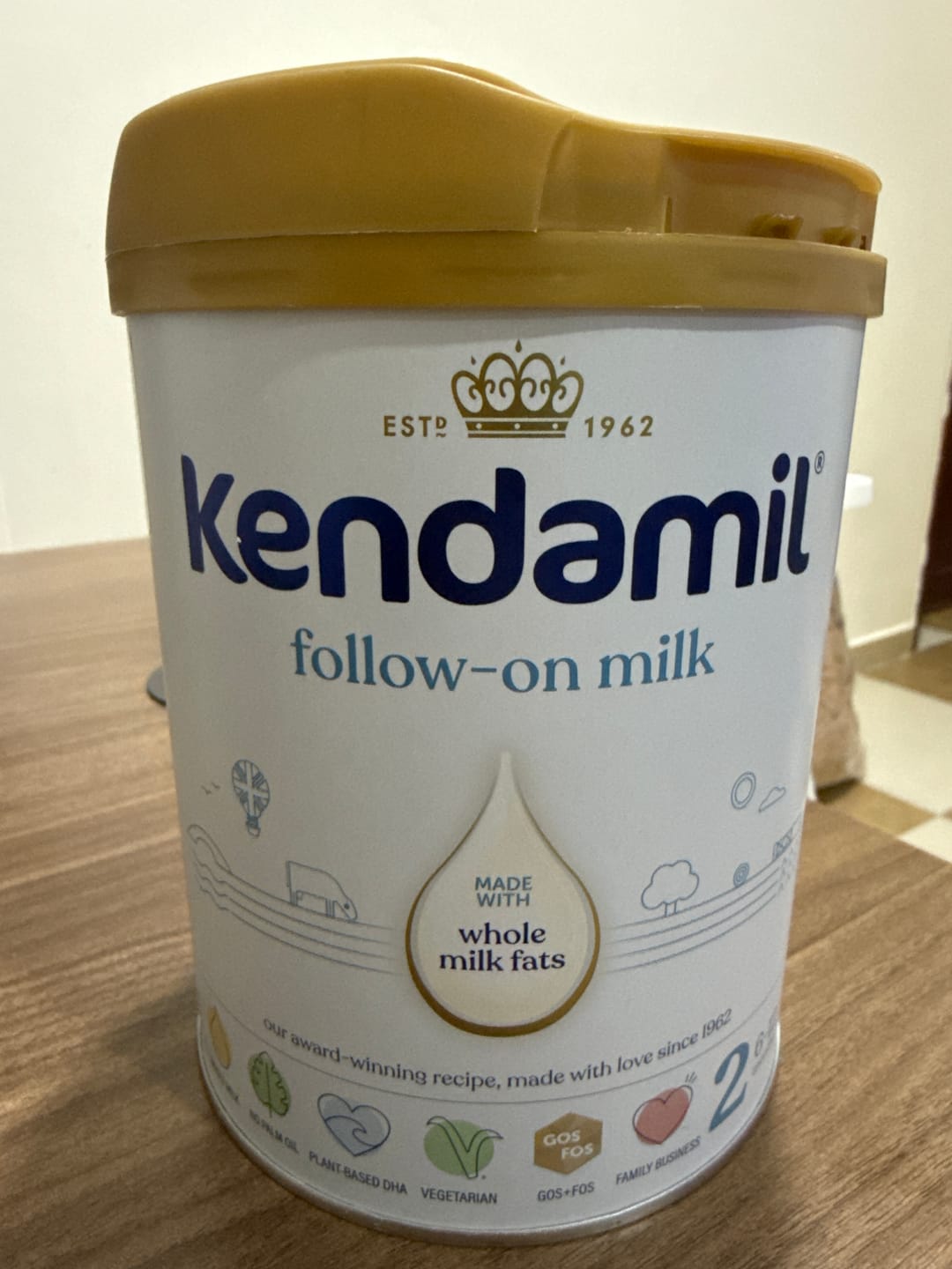 Customer photo review of Kendamil Classic Stage 2 Follow-on Milk Formula From 6-12 Months (800g)