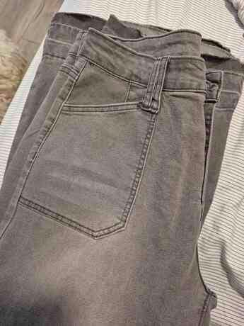 Customer photo review of Women's Wide Leg Denim Jeans