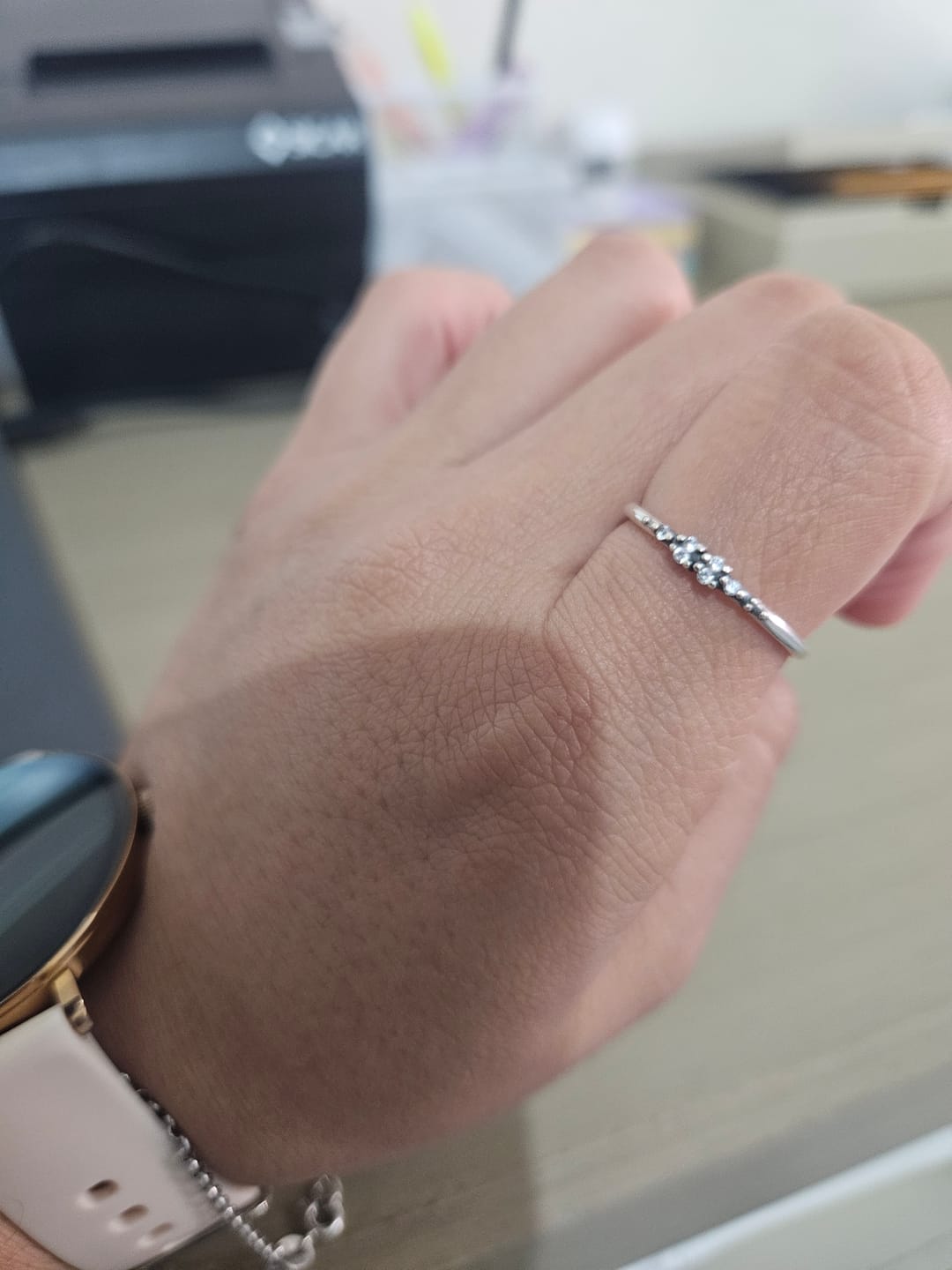 Customer photo review of Anillo Pureza de Elegancia