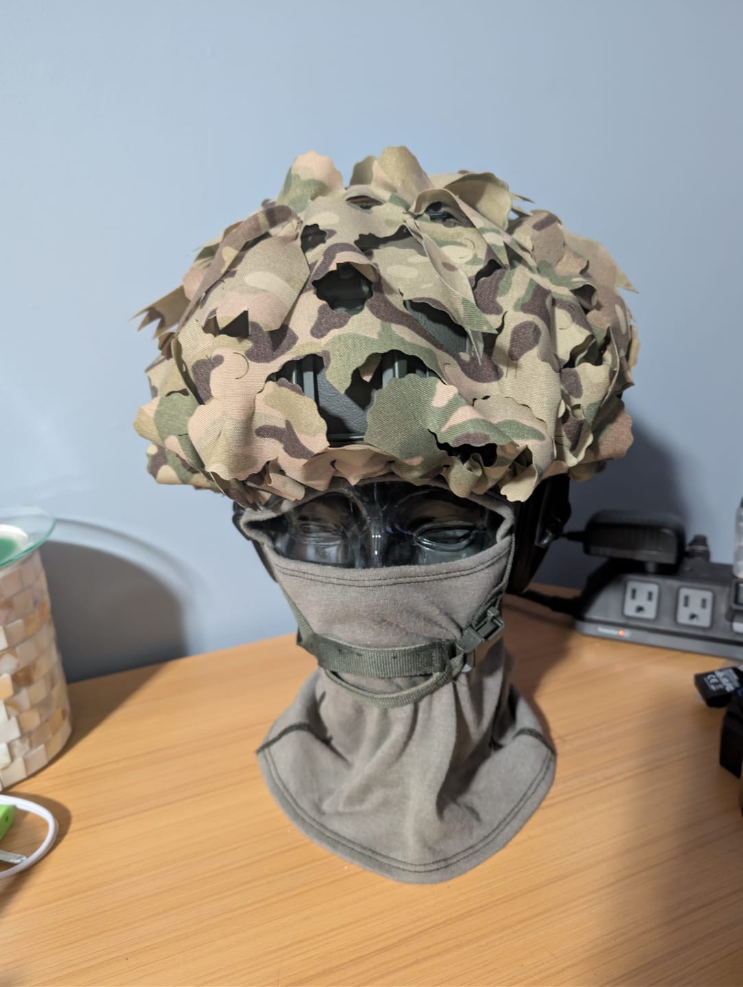 Customer photo review of Predator Ghillie™ Helmet Cover