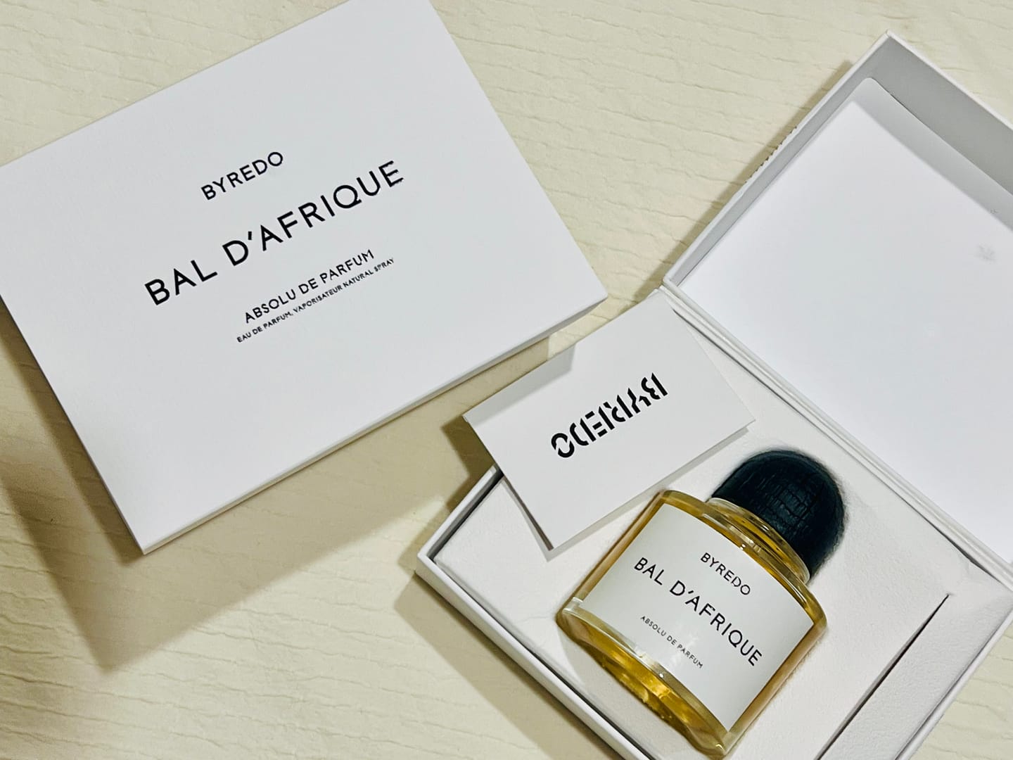 Customer photo review of Bal D’ Afrique Absolu de Parfum Byredo 100 ml (Preventa)