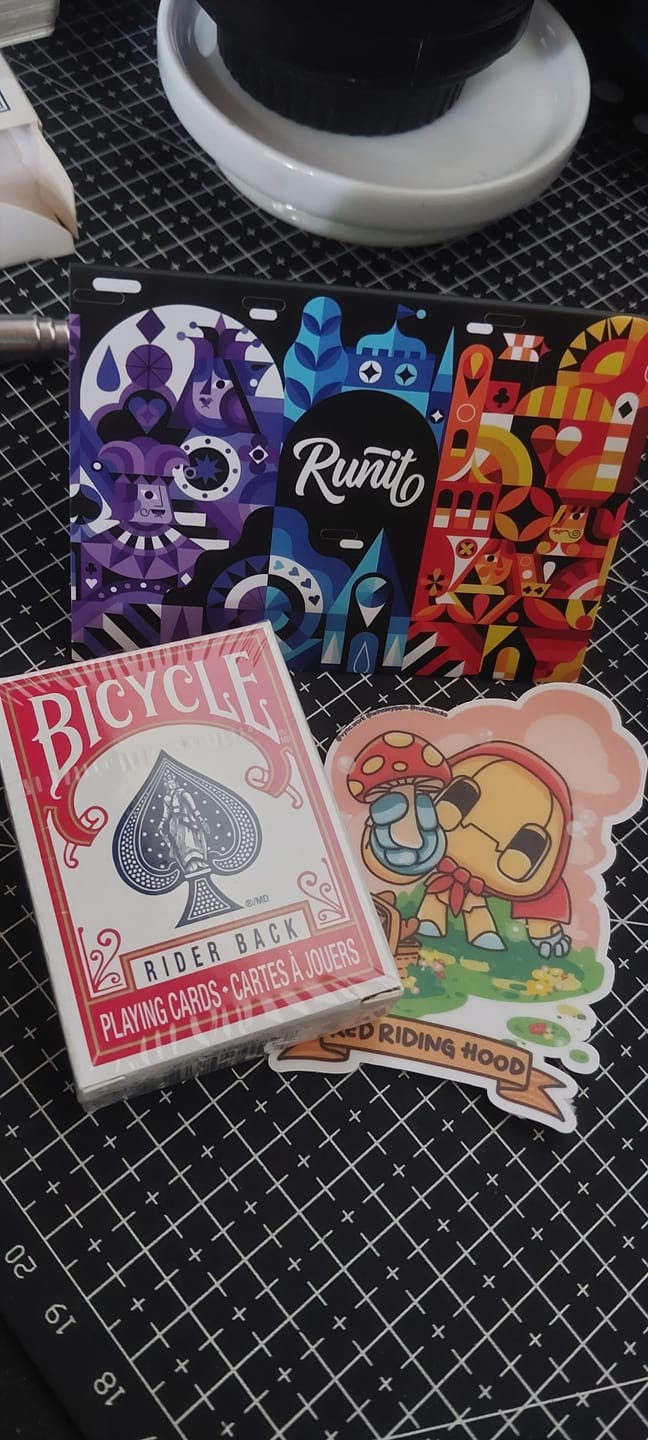 Customer photo review of Bicycle Mini Red Playing Cards