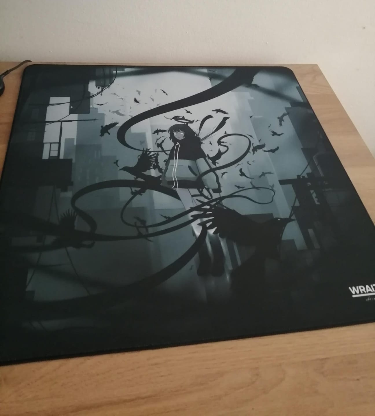 Customer photo review of Wraith Ace Series [Ravenfall] Limited Edition Poron Mousepad