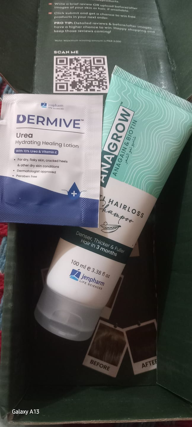 Customer photo review of Anagrow Shampoo