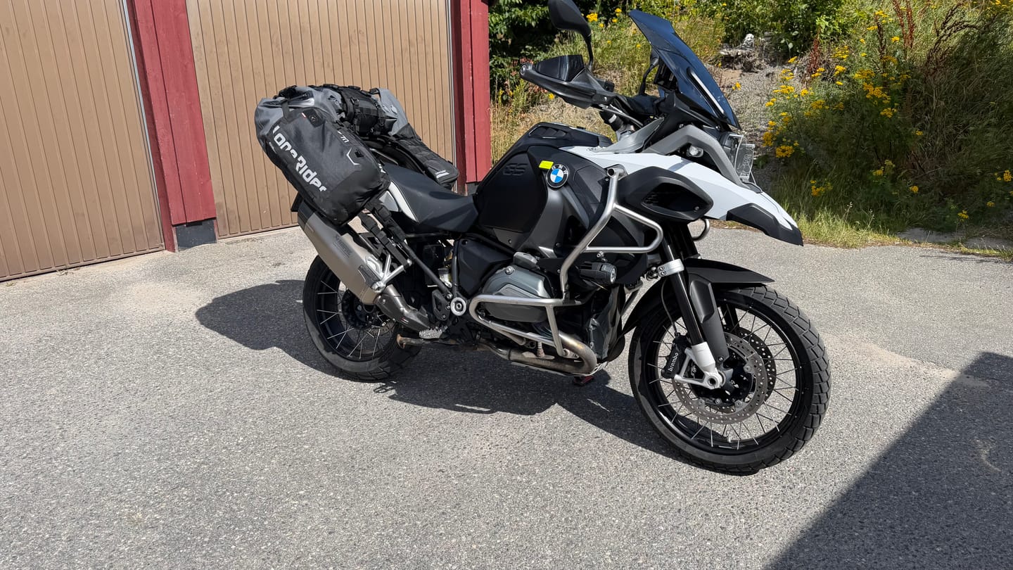 Customer photo review of ADVBags 70 – Rackless Saddle Bags