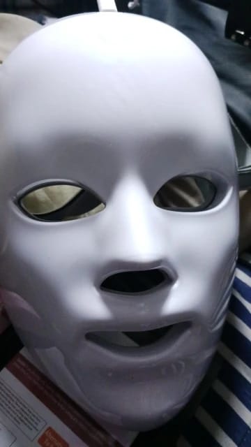 Customer photo review of Radiance LED Facial Therapy Mask