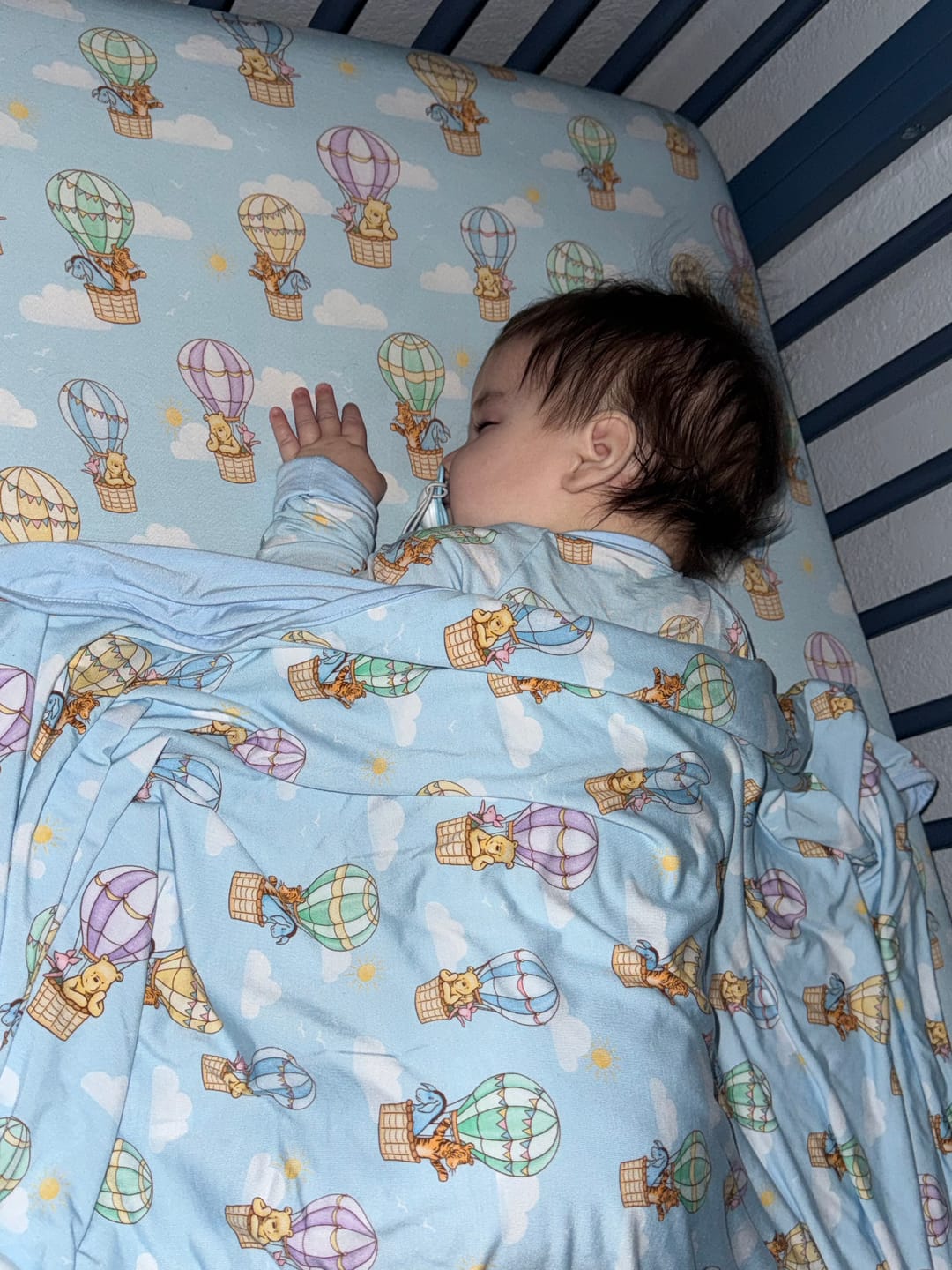 Customer photo review of Bear In The Air Zip Romper