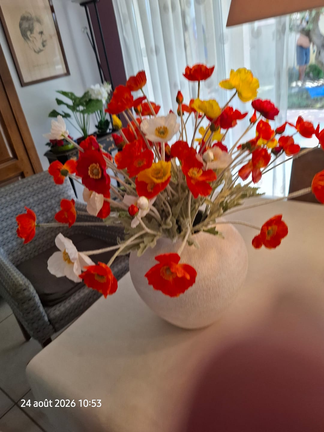 Customer photo review of Coquelicots - Orange (10 tiges)