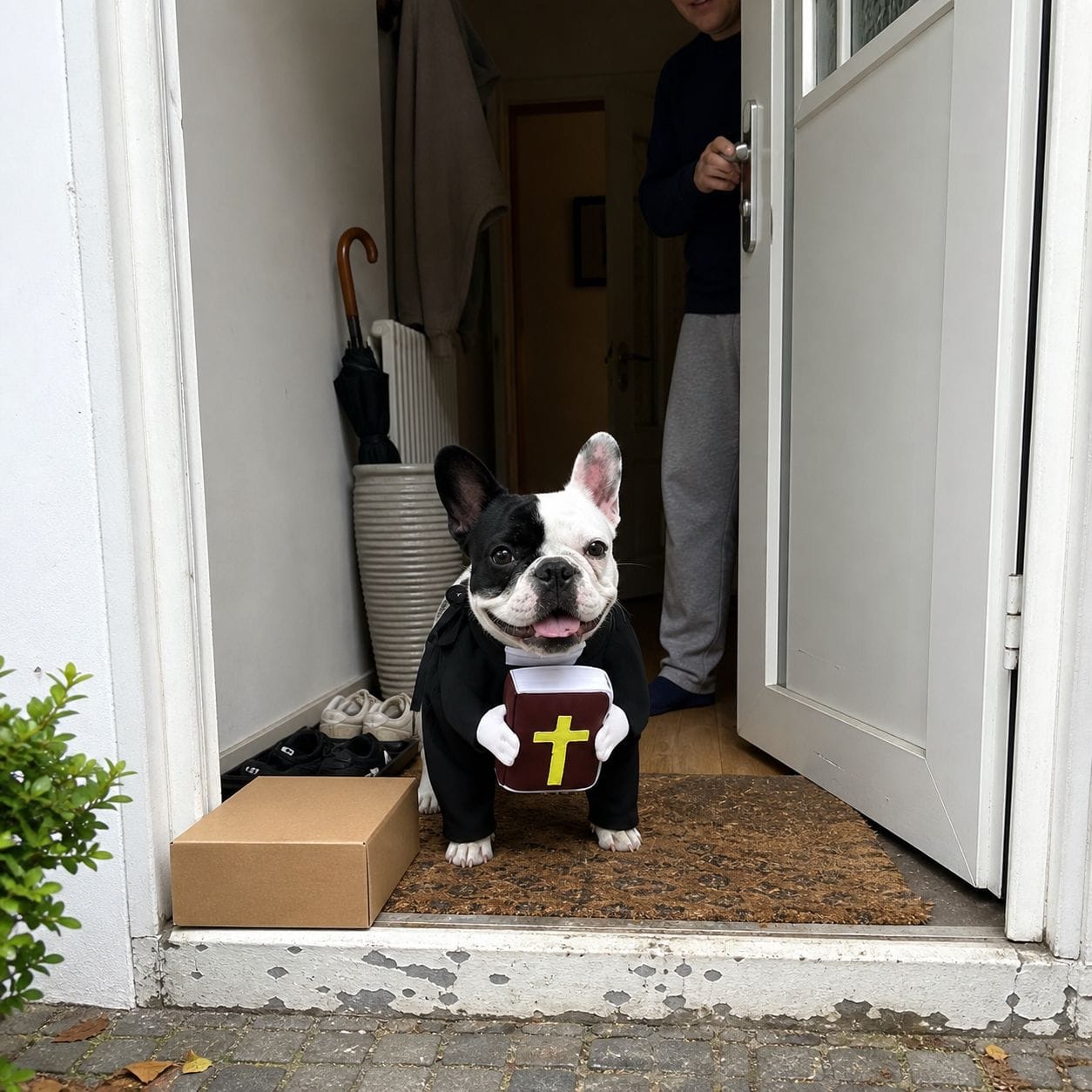 Customer photo review of Blessed Pup Costume