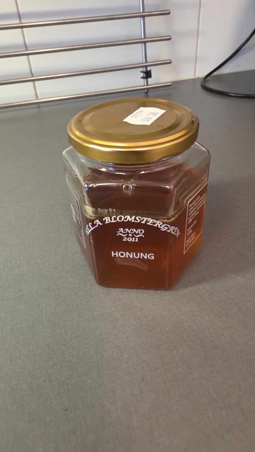 Customer photo review of Flytande honung 2 kg (4×500 g) – Svensk RAW honung