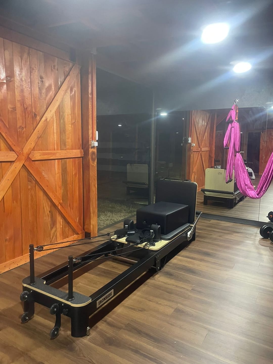 Customer photo review of IRONSIDE Foldable Pilates Reformer