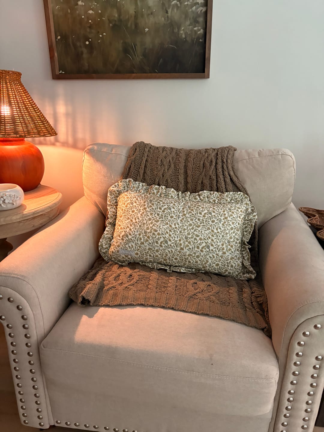 Customer photo review of Meadow Ruffle - 18" | 22" | 26" | 12x20"