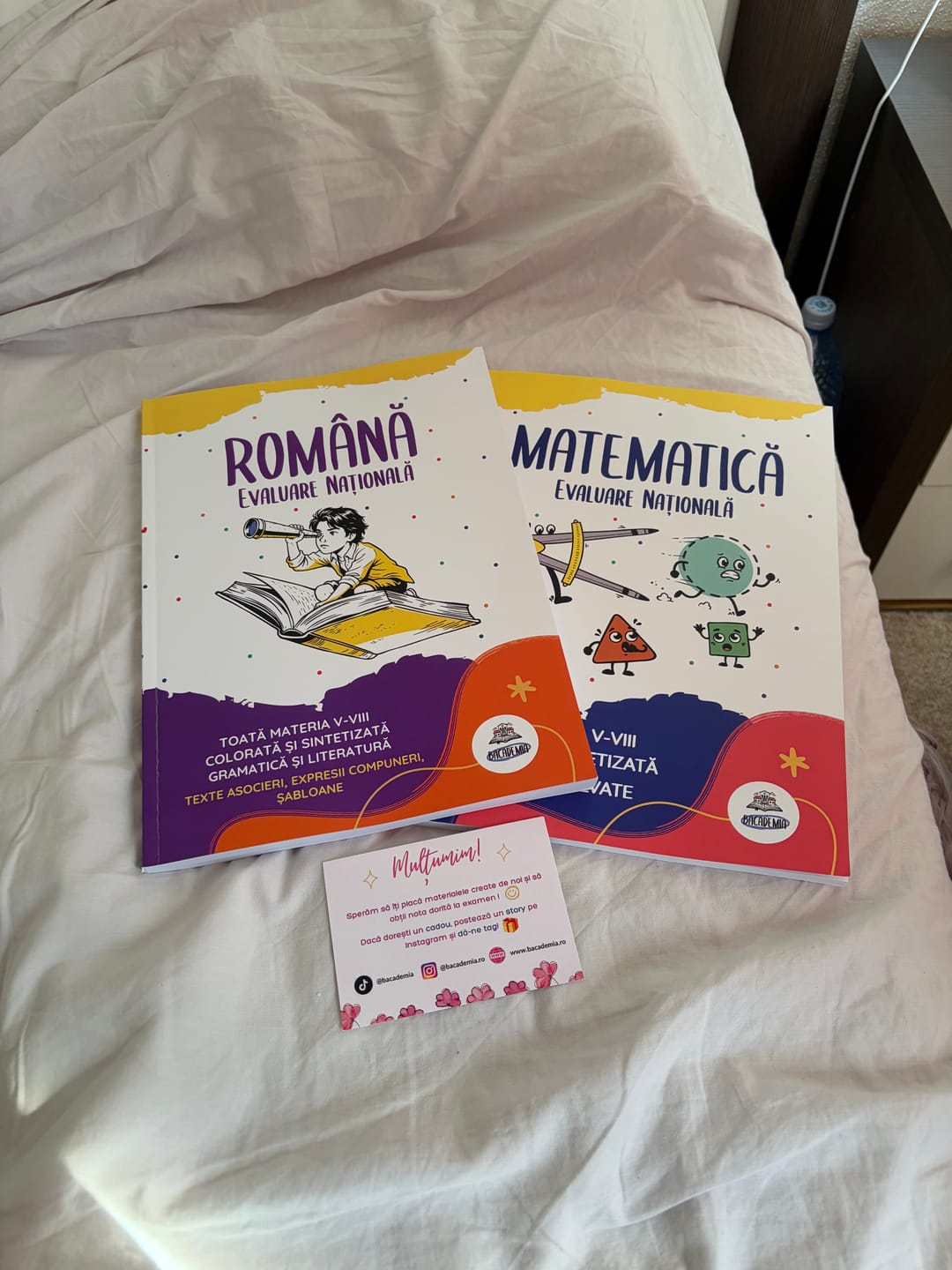 Customer photo review of Pachet Evaluare Națională (Română + Matematică) Bacademia